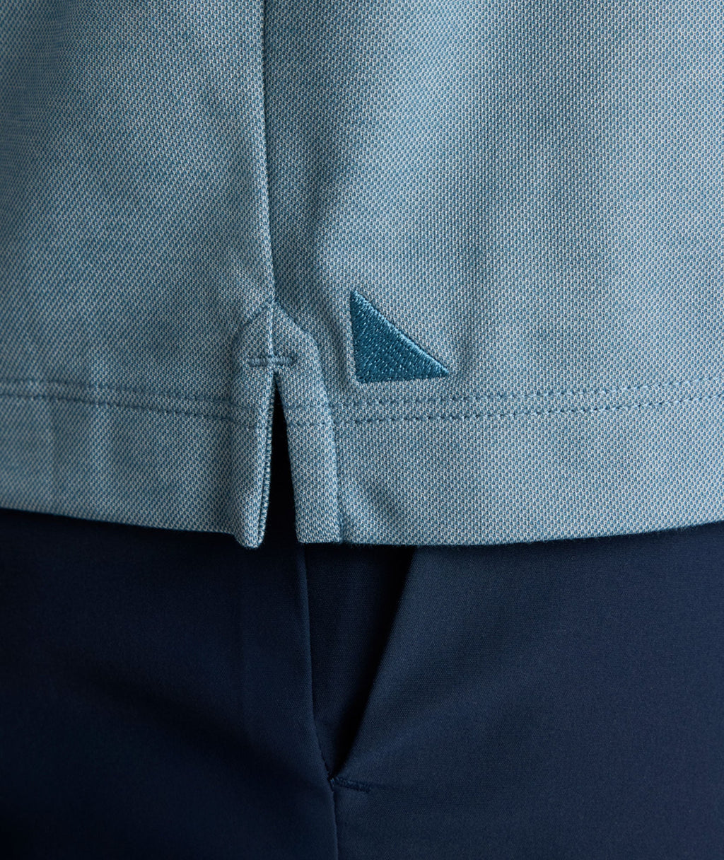 Tipped Performance Long-Sleeve Polo - FINAL SALE