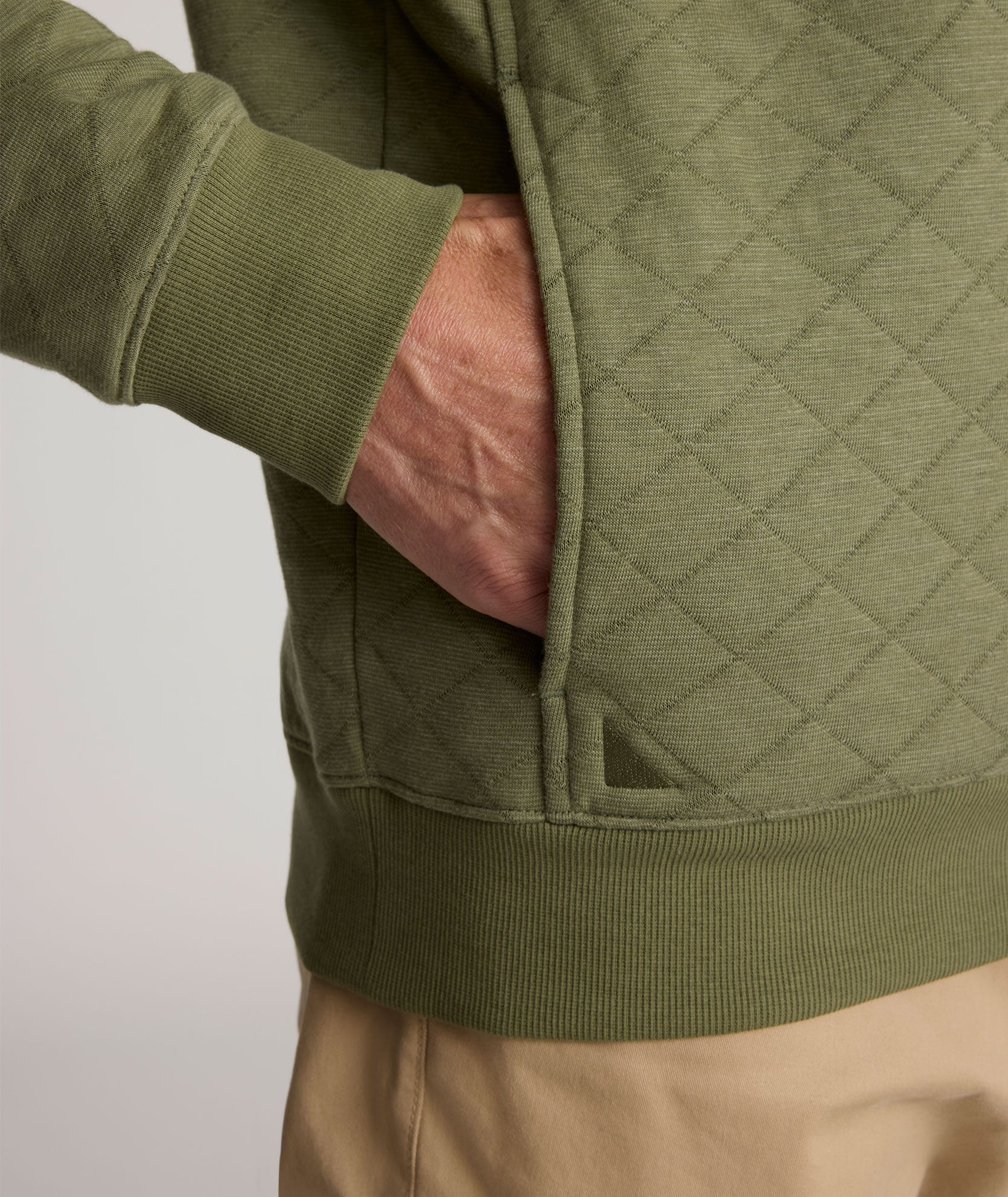 Quilted Pullover